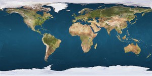 world map