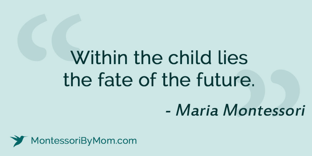 Within the child lies the fate of the future