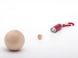 Earth and Moon Scale Model