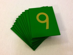 Sandpaper Numerals
