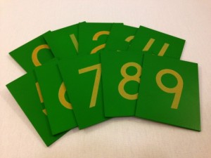 Sandpaper Numerals
