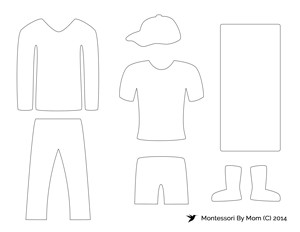 Printable Clothes - Montessori By Mom