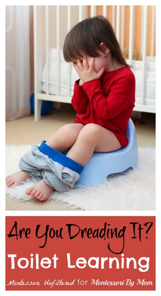 Are you dreading helping your child with toilet learning too? Glad to have these tips from Montessori Unfiltered on Montessori By Mom.