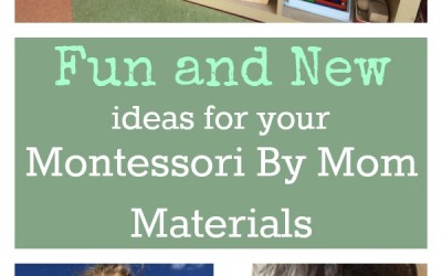 Fun, New Ideas for Your Montessori By Mom Materials
