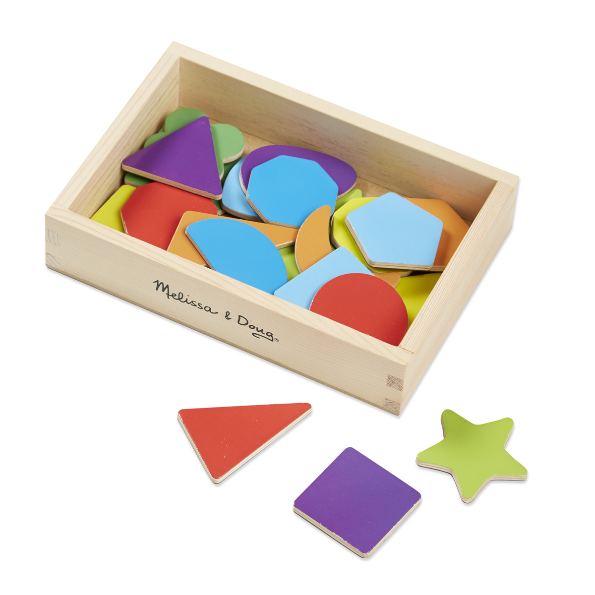 Wooden Shapes & Colors Montessori By Mom