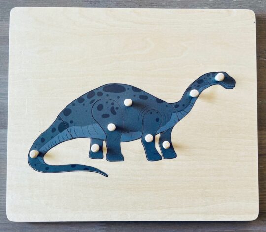 Brontosaurus Wooden Puzzle