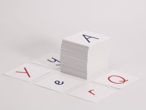 Montessori Movable Alphabet Cards