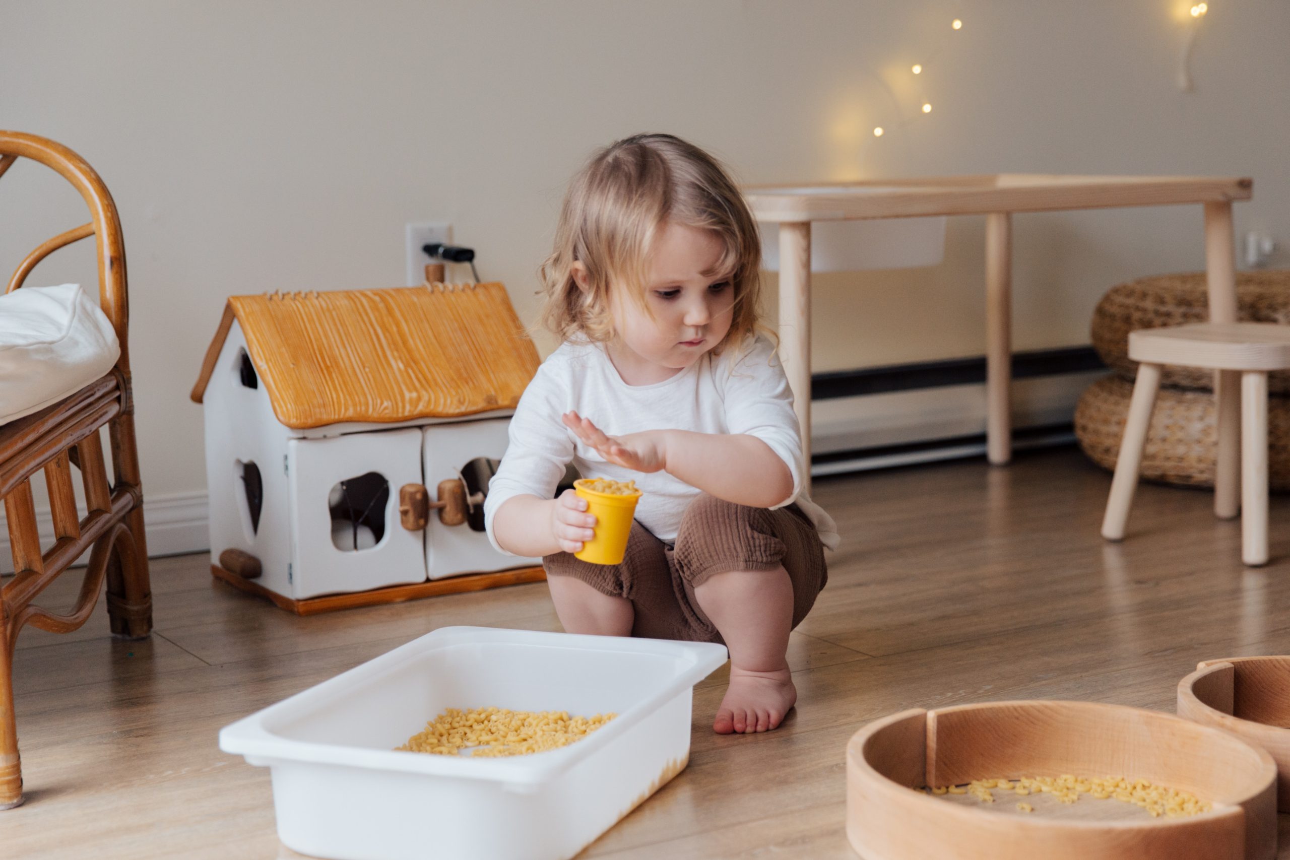 Montessori at home setup